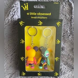 Cute bear bestie keychains🧸